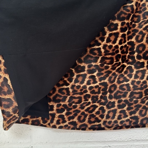 Diane Von Furstenberg Leopard Calf Hair Skirt - Picture 2 of 7